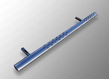 Пороги овальные гнутые 75х42 мм для Hyundai Grand Starex I Рестайлинг