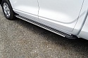 Пороги алюминиевые "Slim Line Silver" 1920 мм для Changan HUNTER PLUS