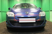 Защитная сетка радиатора верх для Renault Megane III