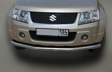 Защита переднего бампера d60 мм для Suzuki Grand Vitara III Рестайлинг 2