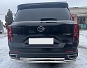 Защита заднего бампера двойная d60/42 мм для GAC GS8 II