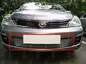 Защитная сетка радиатора для Nissan Tiida I Рестайлинг