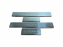 Накладки на пороги из нержавеющей стали 4шт. для Renault Arkana I