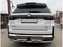 Защита заднего бампера двойная с перемычками d60/42 мм для Changan CS95 I Рестайлинг 2