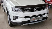Дефлектор капота темный для Changan CS35PLUS I