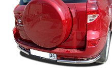 Защита заднего бампера угловая d60 мм для Toyota RAV4 III (XA30)