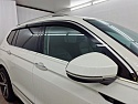 Дефлекторы окон 2D с хром накладками 6 шт. под наклоном для Volkswagen Tiguan II