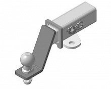 Фаркоп с типом шара Е нерж. для Haval H9 I Рестайлинг