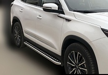 Пороги с накладным листом d53 мм для Xcite X-Cross 8 I