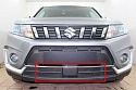 Зимняя заглушка радиатора на стяжке низ (4 части) для Suzuki Vitara II Рестайлинг