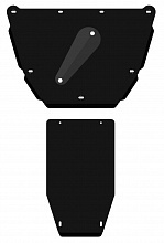 Защита картера и КПП (2 части) для BMW 7 серии IV (E65/E66) Рестайлинг