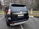 Защита заднего бампера двойная d76/60 мм для Toyota Land Cruiser Prado 150 Series Рестайлинг 1