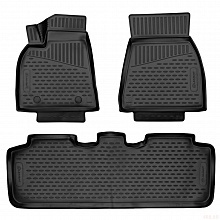 Коврики 3D в салон полиуретан 3 шт. для Tesla Model Y I