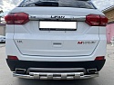 Защита заднего бампера двойная с перемычками d60/42 мм для Lifan Myway