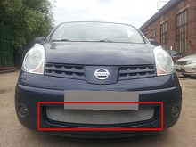 Защитная сетка радиатора для Nissan Note I