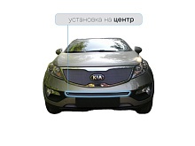 Защитная сетка радиатора центр для Kia Sportage III Рестайлинг