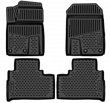 Коврики 3D в салон полиуретан 4шт для Jetour T2