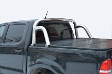 Защитные дуги d76 мм для Toyota Hilux VIII Рестайлинг