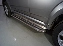 Пороги с площадкой 75х42 мм для Haval H5 I