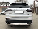 Защита заднего бампера двойная d60/42 мм для Chery Tiggo 8 Pro Max