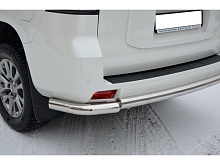 Защита заднего бампера с углами d76 мм для Toyota Land Cruiser Prado 150 Series