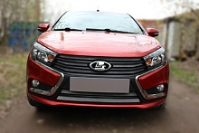 Комплект сеток chrome верх 4 части и низ 2 части для LADA (ВАЗ) Vesta I