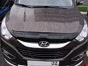 Дефлектор капота темный для Hyundai ix35 I Рестайлинг