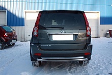 Защита задняя двойная D 60,3/42,4 для Great Wall Hover H3 I Рестайлинг