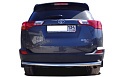 Защита заднего бампера d60 мм для Toyota RAV4 IV (XA40)