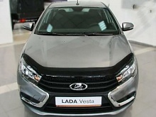Дефлектор капота темный для LADA (ВАЗ) Vesta I Рестайлинг