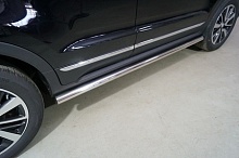 Пороги труба 60,3 мм для Changan CS55 I