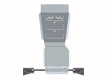 Защита КПП и РК для Mitsubishi Pajero Sport III Рестайлинг