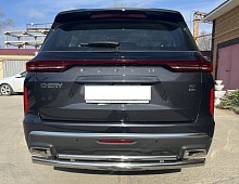 Защита заднего бампера двойная d60/42 мм для EXEED VX I