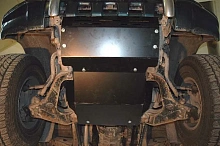 Защита картера и радиатора для Mitsubishi Pajero II