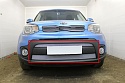 Защитная сетка радиатора 2 части для Kia Soul II Рестайлинг
