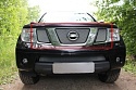 Защитная сетка радиатора верх 3 части для Nissan Navara (Frontier) III (D40)