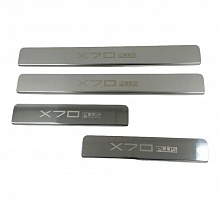 Накладки на пороги из нержавеющей стали 4шт. для Jetour X70 PLUS