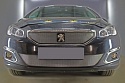 Комплект сеток chrome верх и низ для Peugeot 408 I Рестайлинг