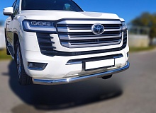 Защита переднего бампера d76 мм для Toyota Land Cruiser 300 Series
