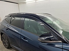 Дефлекторы окон 2D 6 шт. (под наклоном) (короткая база) для Hyundai Tucson IV Рестайлинг