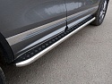 Пороги с площадкой 60,3 мм для Volkswagen Touareg II Рестайлинг
