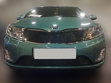Комплект сеток black верх (Премиум) и низ для Kia Rio III
