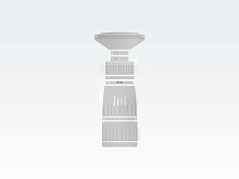 Защита радиатора, Картер, КПП и рк (4 части) Усиленный Алюминий для Kia Mohave I Рестайлинг
