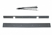 Зимняя заглушка радиатора на стяжке низ (2 части) (длинный комплект 94 см) для Volkswagen Tiguan II