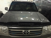 Дефлектор капота темный для Toyota Land Cruiser 100 Series Рестайлинг 2