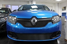 Защитная сетка радиатора на низ для Renault Sandero II