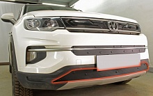 Зимняя заглушка радиатора на стяжке низ для Changan CS35PLUS I