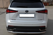 Защита заднего бампера d60 мм для Lexus NX I Рестайлинг