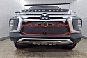 Зимняя заглушка радиатора к съемной сетке низ для Mitsubishi Pajero Sport III Рестайлинг