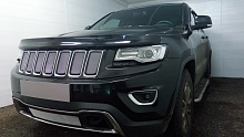 Комплект сеток chrome верх (Laredo, Limited) и низ (кроме SRT8) для Jeep Grand Cherokee IV (WK2) Рестайлинг